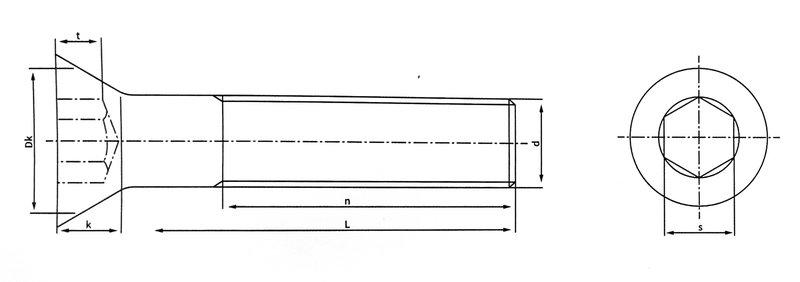 Socket Countersunk Screws